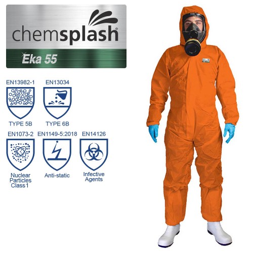 Chemsplash Eka 55 Coverall Type 5B/6B