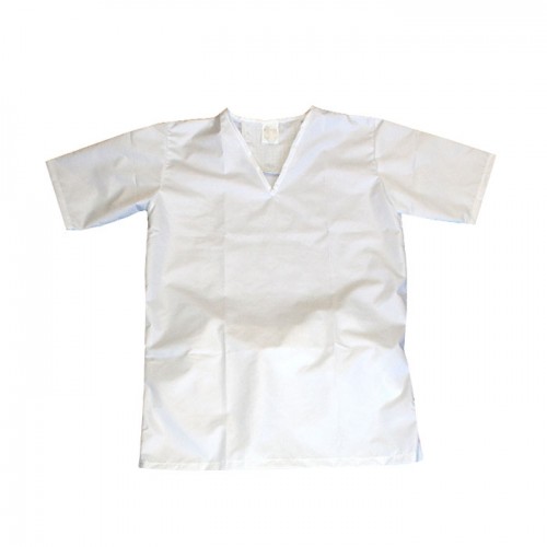V-Neck Short Sleeve Shirt With Pocket