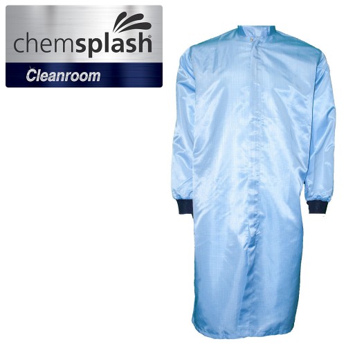 Chemsplash Cleanroom Lab Coat with Front Zip